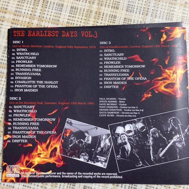 輸入盤 3枚組 IRON MAIDEN / THE EARLIEST DAYS VOL-3 < CD/DVD/ビデオ  輸入盤 3枚組 IRON MAIDEN / THE EARLIEST DAYS VOL-3 < CD/DVD/ビデオの