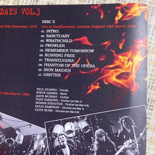 輸入盤 3枚組 IRON MAIDEN / THE EARLIEST DAYS VOL-3 < CD/DVD/ビデオ  輸入盤 3枚組 IRON MAIDEN / THE EARLIEST DAYS VOL-3 < CD/DVD/ビデオの