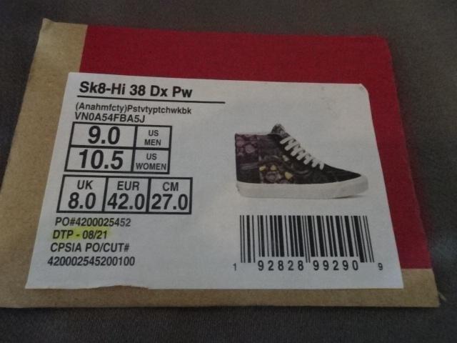 USA購】バンズ 激レア USA限定【Sk8 Hi 38 Dx Pw】27.0センチ < ブランド  USA購】バンズ 激レア USA限定【Sk8 Hi 38 Dx Pw】27.0センチ < ブランドの