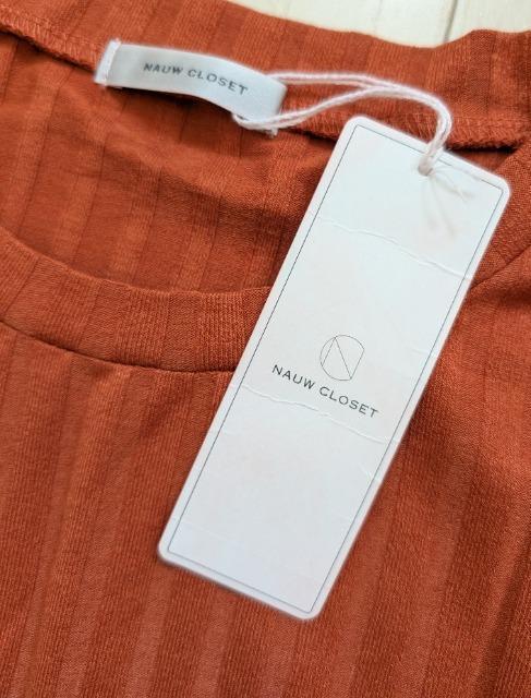 3L★NAUW CLOSET★半袖リブカットソー★新品★送料無料 < 女性ファッション  3L★NAUW CLOSET★半袖リブカットソー★新品★送料無料 < 女性ファッションの
