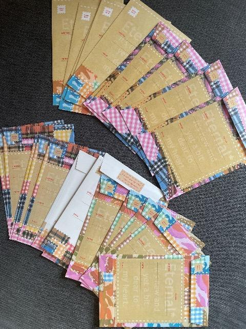 ♯未使用♯レターセット  2点セット  ねこちゃん チェック 2点まとめ売り!!  封筒たくさん < インテリア/ライフ  ♯未使用♯レターセット  2点セット  ねこちゃん チェック 2点まとめ売り!!  封筒たくさん < インテリア/ライフの