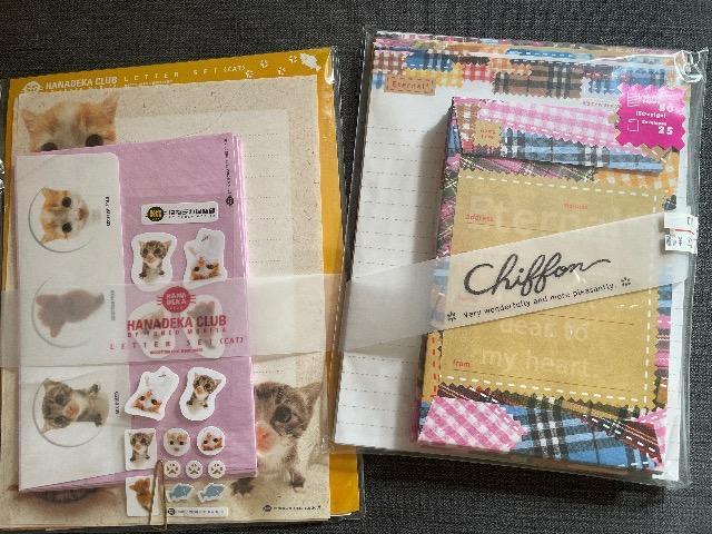 ♯未使用♯レターセット  2点セット  ねこちゃん チェック 2点まとめ売り!!  封筒たくさん < インテリア/ライフ  ♯未使用♯レターセット  2点セット  ねこちゃん チェック 2点まとめ売り!!  封筒たくさん < インテリア/ライフの
