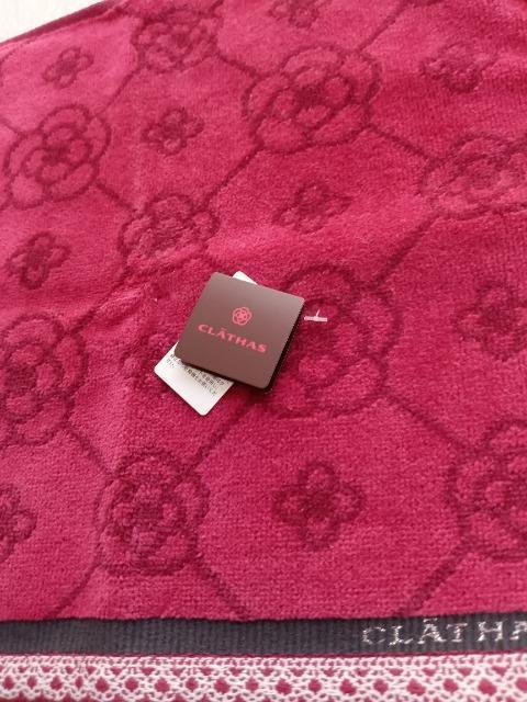 新品 CLATHAS クレイサス タオル ハンカチ ボルドー < ブランド 新品 CLATHAS クレイサス タオル ハンカチ ボルドー < ブランドの