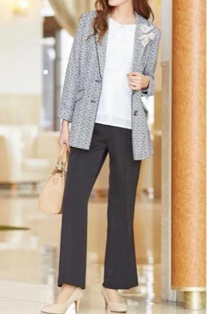 新品☆3L♪フォーマルスーツセット体型カバーパンツスーツ入学卒業☆R130 < 女性ファッション 新品☆3L♪フォーマルスーツセット体型カバーパンツスーツ入学卒業☆R130 < 女性ファッションの