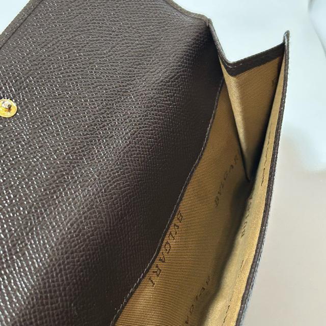 BVLGARI ブルガリ メンズ クラシコ Wホック二つ折り長財布 レザー ダークブラウン ブラウン ゴールド金具 < ブランド BVLGARI ブルガリ メンズ クラシコ Wホック二つ折り長財布 レザー ダークブラウン ブラウン ゴールド金具 < ブランドの