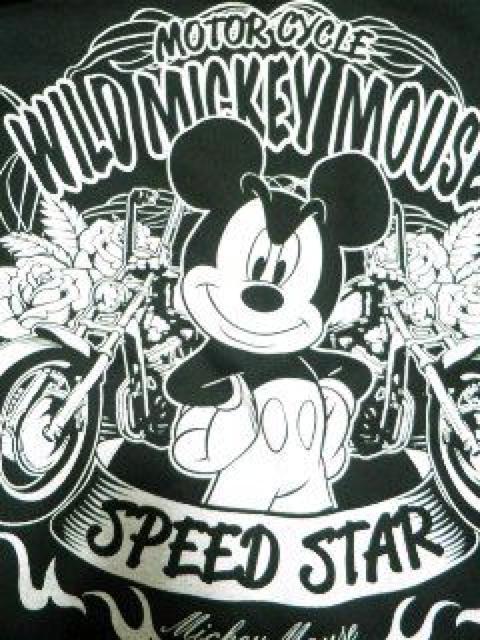 ディズニー【ミッキー】バイカープリントラグラン ロンT < 男性ファッション ディズニー【ミッキー】バイカープリントラグラン ロンT < 男性ファッションの