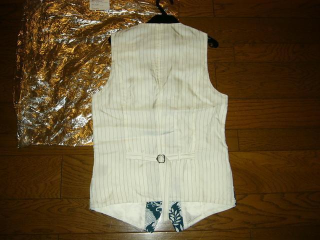 新品SHELLACシェラックペイズリー柄ジレベスト44薄手ストライプ < ブランド 新品SHELLACシェラックペイズリー柄ジレベスト44薄手ストライプ < ブランドの