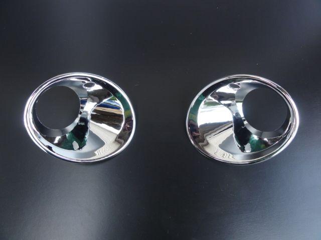 BMW クロームメッキフォグライトリング ランプリム ランプカバー X1 E84 < 自動車/バイク BMW クロームメッキフォグライトリング ランプリム ランプカバー X1 E84 < 自動車/バイク