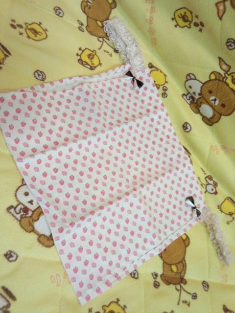 〓ほんのりベージュに可愛いイチゴ柄の手作りパンドルショーツ 〓サイズ〓 < 女性ファッション  〓ほんのりベージュに可愛いイチゴ柄の手作りパンドルショーツ 〓サイズ〓  < 女性ファッションの