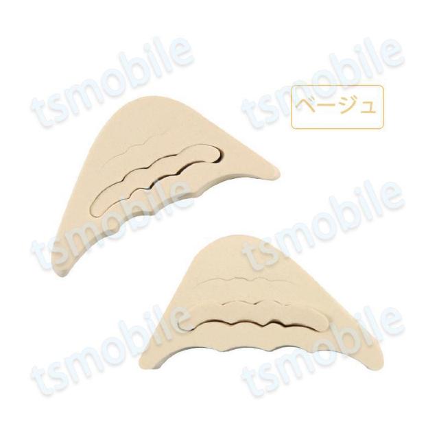 趾クッション 1足分 ヒール パンプス つま先 インソール < 女性ファッション  趾クッション 1足分 ヒール パンプス つま先 インソール < 女性ファッションの