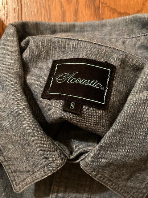 acoustic アコースティック シャツ 日本製 古着 長袖 メンズ ボタンダウン アメカジ コットン サイズS < 男性ファッション  acoustic アコースティック シャツ 日本製 古着 長袖 メンズ ボタンダウン アメカジ コットン サイズS < 男性ファッションの