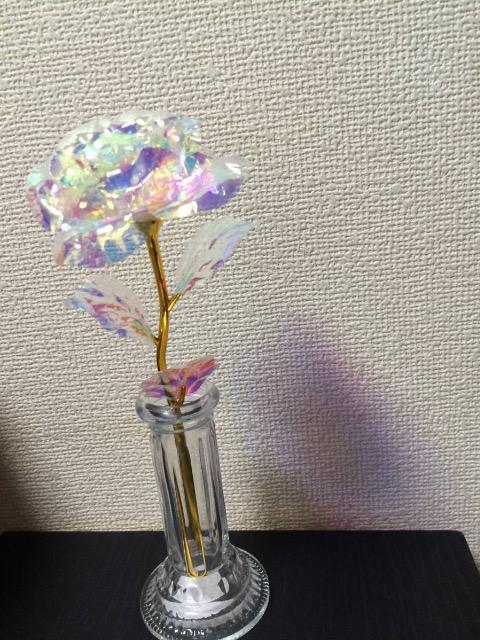 送料無料【造花】バラ 薔薇『オーロラ ローズ オーロラ フラワー』新品 < インテリア/ライフ  送料無料【造花】バラ 薔薇『オーロラ ローズ オーロラ フラワー』新品 < インテリア/ライフの