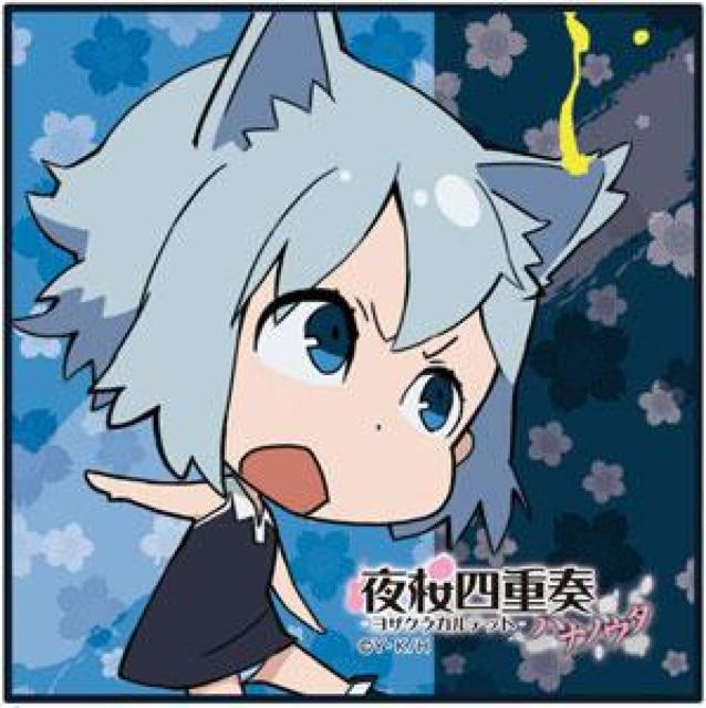 キャラアニ 夜桜四重奏 -ハナノウタ- ハンドタオル アオ < アニメ/コミック/キャラクター  キャラアニ 夜桜四重奏 -ハナノウタ- ハンドタオル アオ  < アニメ/コミック/キャラクターの
