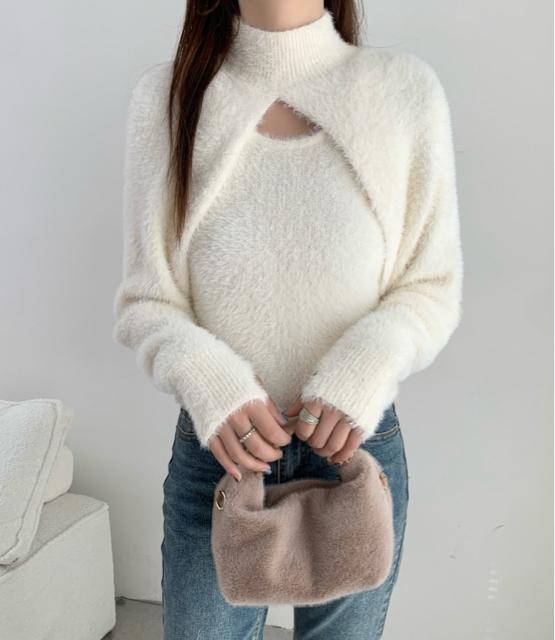 新品☆emi+(エミプラス)レイヤードシャギーニット☆ < 女性ファッション 新品☆emi+(エミプラス)レイヤードシャギーニット☆ < 女性ファッションの