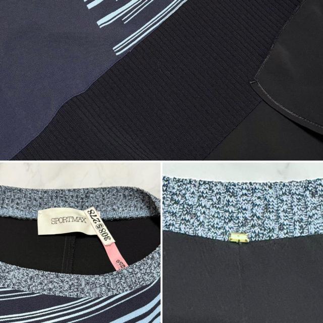スポーツマックスSPORTMAXバイカラーワンピース#38 < 女性ファッション  スポーツマックスSPORTMAXバイカラーワンピース#38 < 女性ファッションの