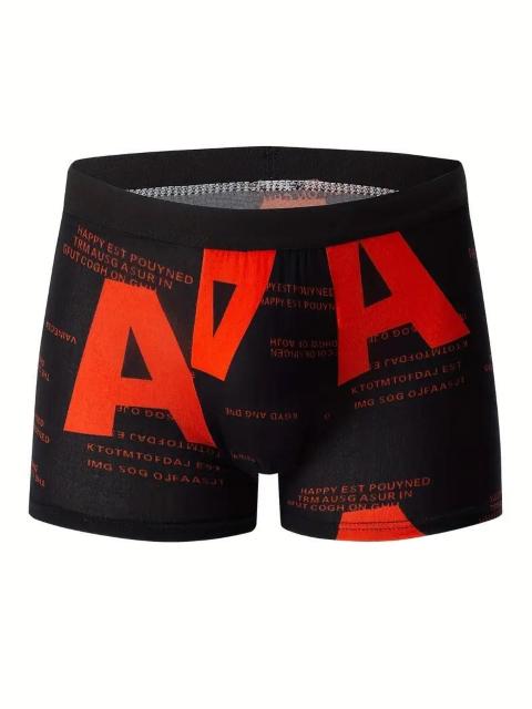 爆ヤス価格1190円★男性用ボクサーブリーフ4枚セット  通気性伸縮性グラフィックプリントショーツUSAサイズM(日本サイズXL) < 男性ファッション  爆ヤス価格1190円★男性用ボクサーブリーフ4枚セット  通気性伸縮性グラフィックプリントショーツUSAサイズM(日本サイズXL) < 男性ファッションの