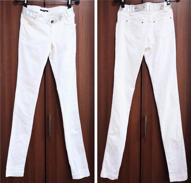 美品★アバハウスドゥヴィネット★W73★ストレッチデニム★ダメージデニム★ホワイトデニム★ユニセックス★スキニー★可愛い★送料無料 < 男性ファッション 美品★アバハウスドゥヴィネット★W73★ストレッチデニム★ダメージデニム★ホワイトデニム★ユニセックス★スキニー★可愛い★送料無料 < 男性ファッションの