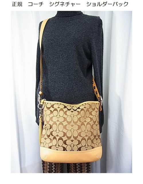【正規美品】COACH コーチ シグネチャー ダッフル ショルダーバッグ 9362 < ブランド 【正規美品】COACH コーチ シグネチャー ダッフル ショルダーバッグ 9362 < ブランドの
