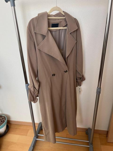 MICO AMERI ミコアメリ レース切り替えトレンチワンピース ベルト付 ベージュ Fサイズ 新品タグ付 < 女性ファッション MICO AMERI ミコアメリ レース切り替えトレンチワンピース ベルト付 ベージュ Fサイズ 新品タグ付 < 女性ファッションの