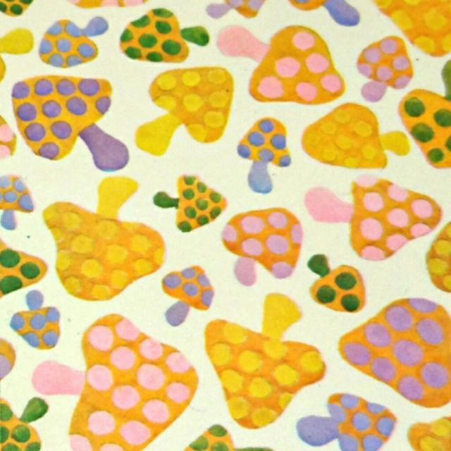 昭和レトロ カラフル きのこ 折り紙 50枚 ファンシー 千代紙 < おもちゃ  昭和レトロ カラフル きのこ 折り紙 50枚 ファンシー 千代紙 < おもちゃの