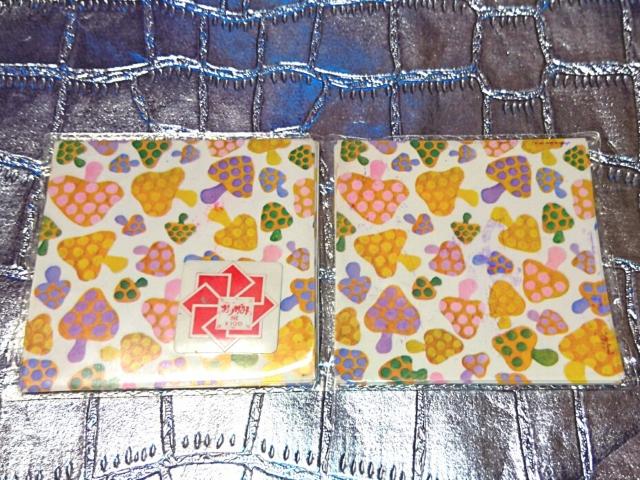 昭和レトロ カラフル きのこ 折り紙 50枚 ファンシー 千代紙 < おもちゃ  昭和レトロ カラフル きのこ 折り紙 50枚 ファンシー 千代紙 < おもちゃの