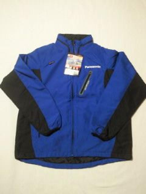Panasonic パナソニック プリント ジャンパー ブルー Lサイズ 軽防寒 ジャケット < 男性ファッション  Panasonic パナソニック プリント ジャンパー ブルー Lサイズ 軽防寒 ジャケット < 男性ファッションの
