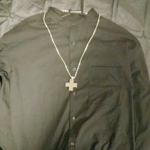 大迫力! ペンダント極厚5mm チタン製十字架クロスネックレスペンダント < 男性アクセサリー/時計  大迫力! ペンダント極厚5mm チタン製十字架クロスネックレスペンダント  < 男性アクセサリー/時計の