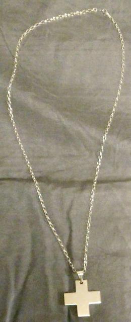 大迫力! ペンダント極厚5mm チタン製十字架クロスネックレスペンダント < 男性アクセサリー/時計  大迫力! ペンダント極厚5mm チタン製十字架クロスネックレスペンダント < 男性アクセサリー/時計の