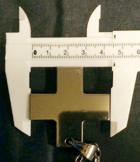 大迫力! ペンダント極厚5mm チタン製十字架クロスネックレスペンダント < 男性アクセサリー/時計  大迫力! ペンダント極厚5mm チタン製十字架クロスネックレスペンダント < 男性アクセサリー/時計の