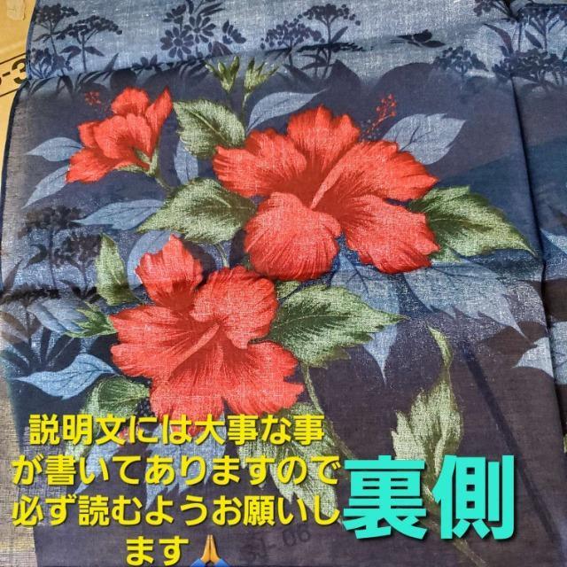 込み★藍染!!大判!!花柄ハンカチ★55×55p★ < 女性ファッション  込み★藍染!!大判!!花柄ハンカチ★55×55p★ < 女性ファッションの