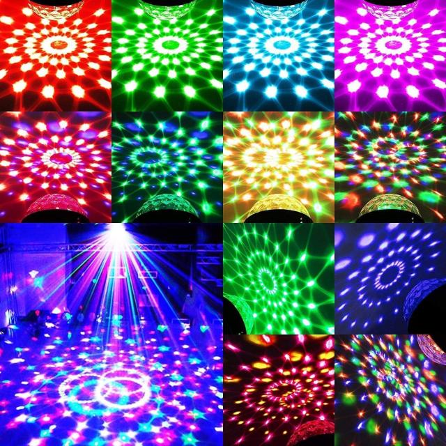 ミラーボール ディスコライト ステージライト LED ポータブル 7色 リモコン付き < 家電/AV  ミラーボール ディスコライト ステージライト LED ポータブル 7色 リモコン付き < 家電/AVの