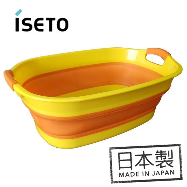 日本製 伊勢藤 イセトー iseto ソフトタブ ワイド プラス イエロー オレンジ ツートンカラー 折りたたみバケツ < インテリア/ライフ  日本製 伊勢藤 イセトー iseto ソフトタブ ワイド プラス イエロー オレンジ ツートンカラー 折りたたみバケツ  < インテリア/ライフの