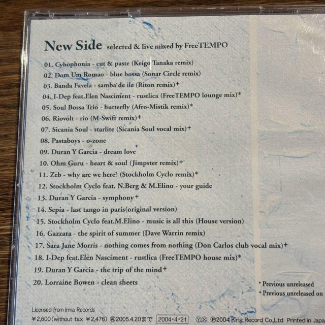 【FreeTEMPO】New Side < CD/DVD/ビデオ 【FreeTEMPO】New Side < CD/DVD/ビデオの
