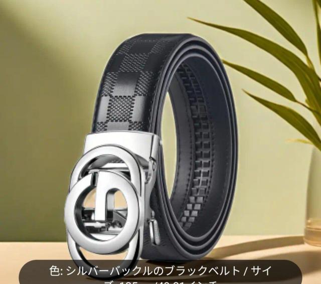 紳士ベルト オートロック シルバー&ベルト黒 送料込み < 男性ファッション 紳士ベルト オートロック シルバー&ベルト黒 送料込み < 男性ファッションの