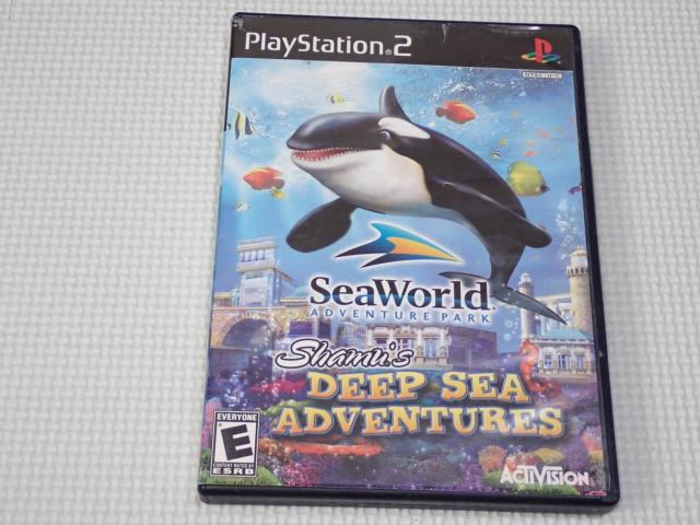 PS2��SeaWorld ADVENTURE PARK Shamu's DEEP SEA ADVENTURE  �� �Q�[���{��/�\�t�g�� 