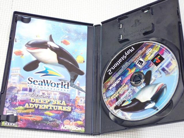 PS2��SeaWorld ADVENTURE PARK Shamu's DEEP SEA ADVENTURE �� �Q�[���{��/�\�t�g�� 
