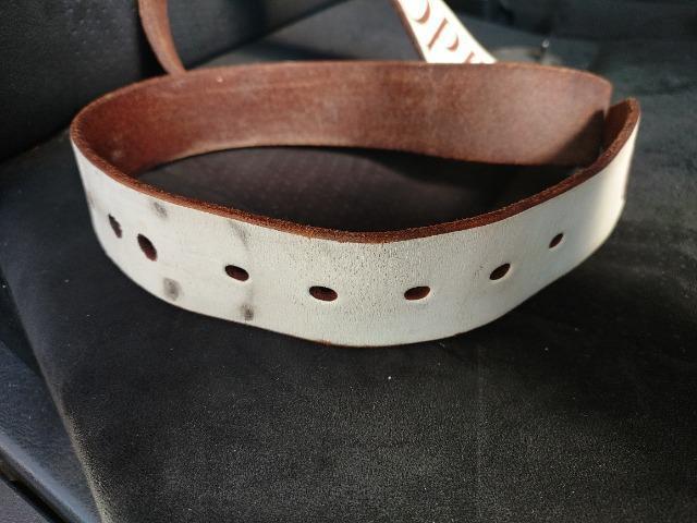CROPPED HEADS レザーベルト 83cm サイズ38 < 男性ファッション CROPPED HEADS レザーベルト 83cm サイズ38 < 男性ファッションの
