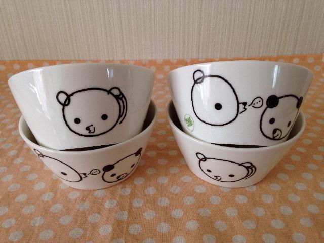 シンジカトウ シリアルボウル アニマル柄 4個セット < インテリア/ライフ  シンジカトウ シリアルボウル アニマル柄 4個セット  < インテリア/ライフの