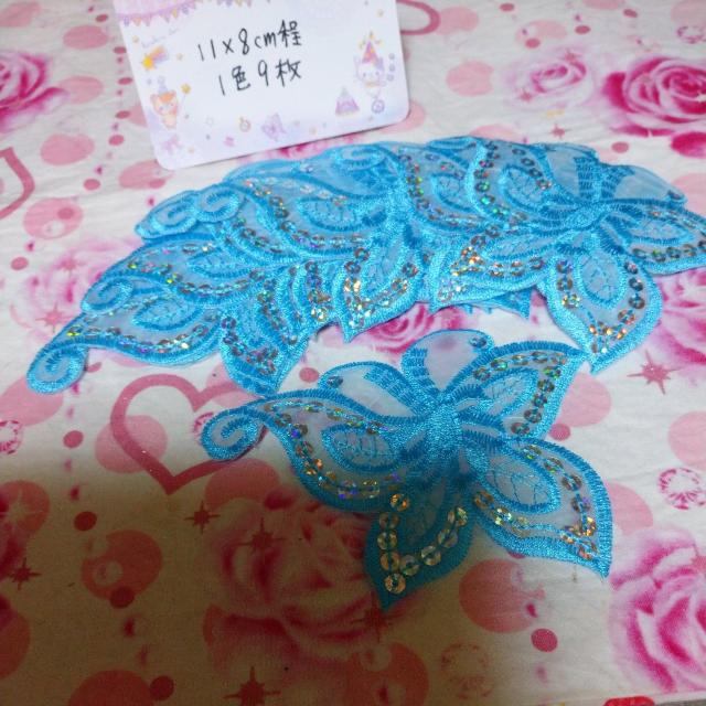 豪華蝶々刺繍ワッペン1色9枚 < ペット/手芸/園芸  豪華蝶々刺繍ワッペン1色9枚  < ペット/手芸/園芸の