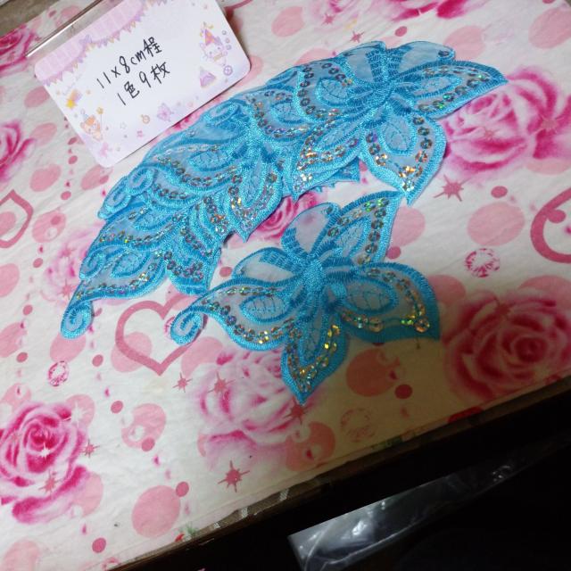 豪華蝶々刺繍ワッペン1色9枚 < ペット/手芸/園芸  豪華蝶々刺繍ワッペン1色9枚 < ペット/手芸/園芸の