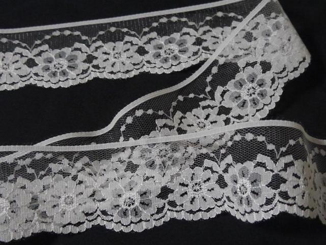 ラッセルレース 白 4.5cm幅 10m < ペット/手芸/園芸  ラッセルレース 白 4.5cm幅 10m < ペット/手芸/園芸の