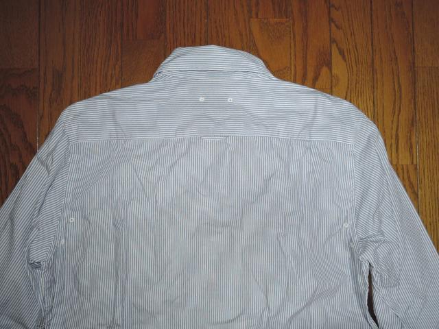 SOPHNET. ソフネット 再構築 パッチワーク ストライプシャツ S 迷彩柄 ドット柄 薄手 FABRIC MIX < ブランド  SOPHNET. ソフネット 再構築 パッチワーク ストライプシャツ S 迷彩柄 ドット柄 薄手 FABRIC MIX < ブランドの