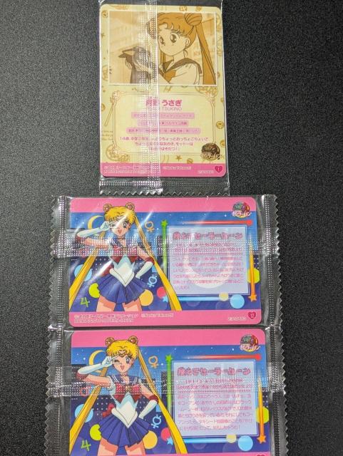 セーラームーン/ツインウエハース/カード3枚セット/キラ/うさぎルナ亜美レイまこと美奈子ちびうさあやかしの四姉妹/モバペイ < アニメ/コミック/キャラクター  セーラームーン/ツインウエハース/カード3枚セット/キラ/うさぎルナ亜美レイまこと美奈子ちびうさあやかしの四姉妹/モバペイ < アニメ/コミック/キャラクターの