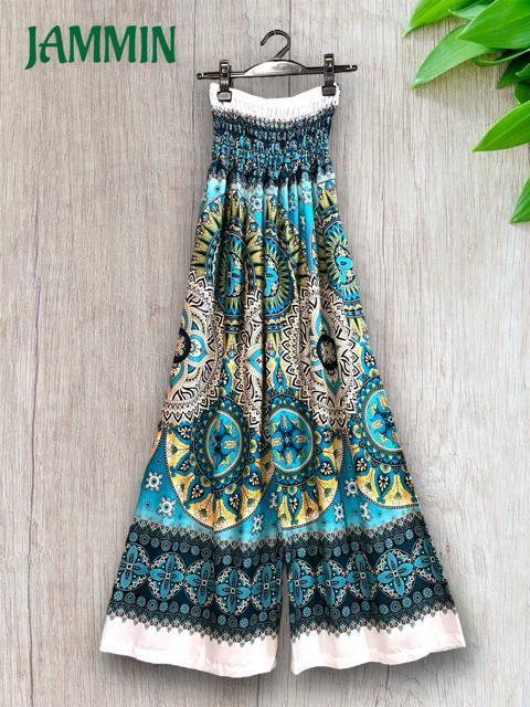 アジアン花紋様柄パンツ エスニック ヒッピー アジアン ゆったり < 女性ファッション アジアン花紋様柄パンツ エスニック ヒッピー アジアン ゆったり < 女性ファッションの