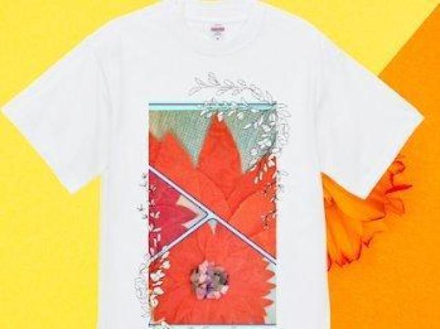 ハイクオリティー Tシャツ #オレンジ #花 #かわいい < 女性ファッション ハイクオリティー Tシャツ #オレンジ #花 #かわいい < 女性ファッションの