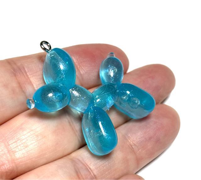 988 水色 ぷくぷくバルーンの犬ちゃん【大きめ】 1個 レジン プラパーツ アクリル樹脂 アクセサリーチャーム パーツ < ペット/手芸/園芸 988 水色 ぷくぷくバルーンの犬ちゃん【大きめ】 1個 レジン プラパーツ アクリル樹脂 アクセサリーチャーム パーツ < ペット/手芸/園芸の