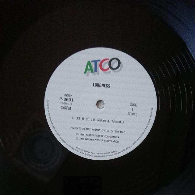 ラウドネス/ レット・イット・ゴーLPレコード < CD/DVD/ビデオ  ラウドネス/ レット・イット・ゴーLPレコード < CD/DVD/ビデオの