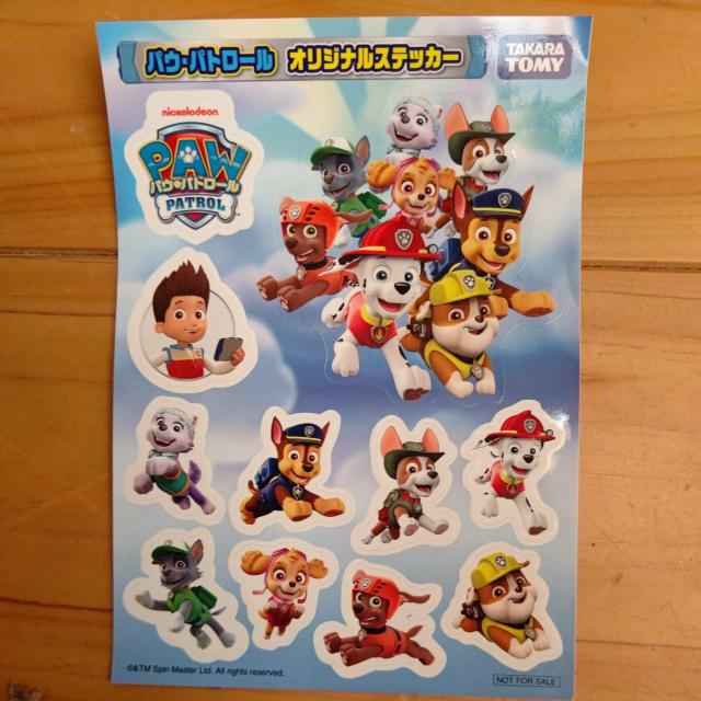 パウパトロール★オリジナルステッカー♪タカラトミー♪非売品 < アニメ/コミック/キャラクター  パウパトロール★オリジナルステッカー♪タカラトミー♪非売品  < アニメ/コミック/キャラクターの