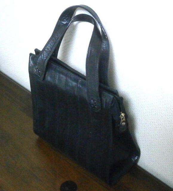 ◆レザー ハンドバッグ ブラック 中古品 < 女性ファッション  ◆レザー ハンドバッグ ブラック 中古品 < 女性ファッションの