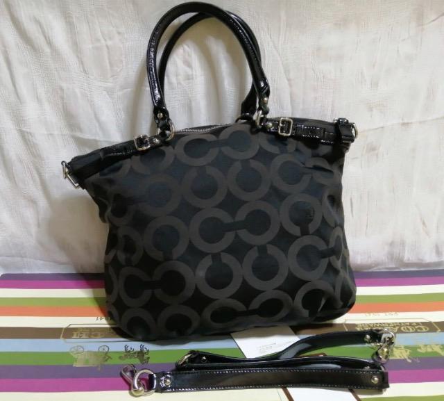 正規品★新品未使用コーチショルダーバッグキャンバス×レザー 2way ハンドバッグコーチバッグ斜め掛け大活躍上品 < ブランド  正規品★新品未使用コーチショルダーバッグキャンバス×レザー 2way ハンドバッグコーチバッグ斜め掛け大活躍上品 < ブランドの